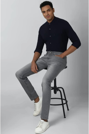 men-navy-slim-fit-textured-full-sleeves-casual-shirt