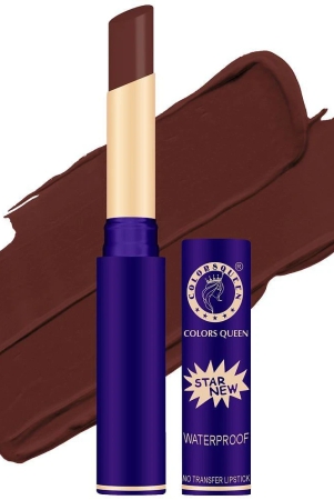 Colors Queen Queen Lips Non Transfer, Long Lasting Matte Lipstick Browny (5g)