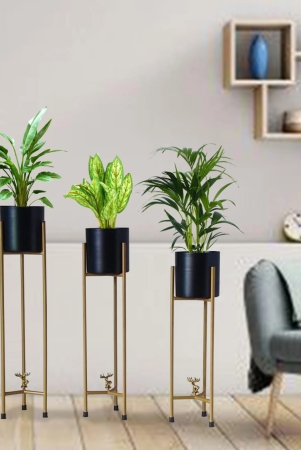 planter-stand-3-pcs-modern-planters-for-indoor-plants-set-with-foldable-standpack-of-3-golden-black