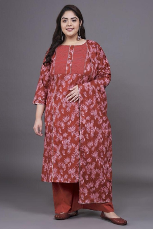 tissu-cotton-printed-kurti-with-palazzo-womens-stitched-salwar-suit-maroon-pack-of-1-none