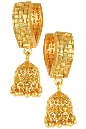 vivastri-golden-clip-ons-earrings-pack-of-1-golden