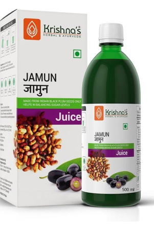 krishnas-herbal-ayurveda-jamun-juice-500ml-pack-of-2-