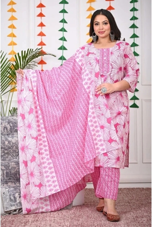 swasti-cotton-printed-straight-womens-kurti-pink-pack-of-1-none