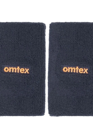 omtex-blue-cotton-wrist-band-3-pairs-one-size