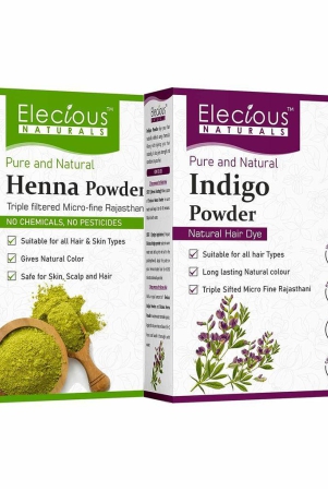 elecious-naturals-indigo-and-henna-powder-200-grams-each