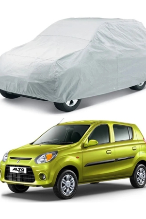 carnest-car-body-cover-for-maruti-suzuki-alto-without-mirror-pocket-pack-of-1-silver