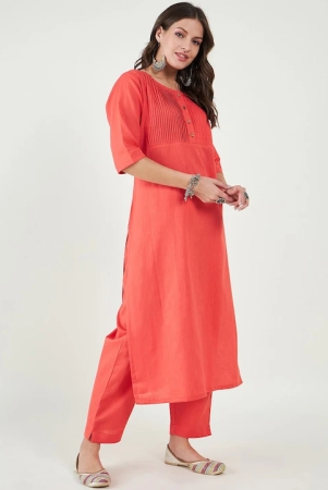 yoke-design-pleated-pure-cotton-kurta-with-trouser