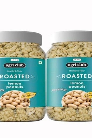 agri-club-roasted-lemon-peanuts-450-gm-pack-of-2-each-225-gm