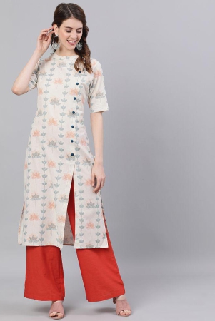 antaran-cotton-printed-straight-womens-kurti-white-pack-of-1-none