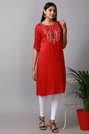 alena-rayon-embroidered-straight-womens-kurti-maroon-pack-of-1-none