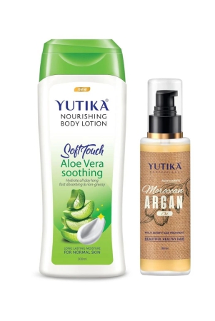 yuthika-aloe-vera-body-lotion-300ml-and-moroccan-argan-oil-for-hair-100ml-bodylotion-and-argan-hair-oil-combo-pack