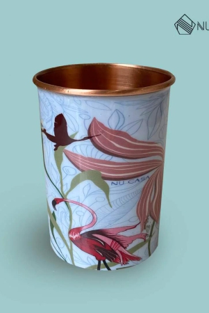 flamingo-print-pure-copper-glass