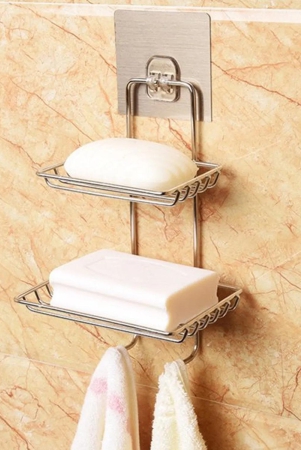 1763-kitchen-bathroom-soaps-storage-rack-with-2-hook-for-home