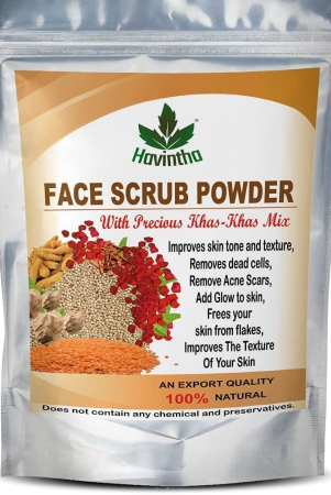 havintha-natural-face-scrub-powder-with-khas-khas-for-removes-blackheads-dead-cells-all-skin-types-227-gm