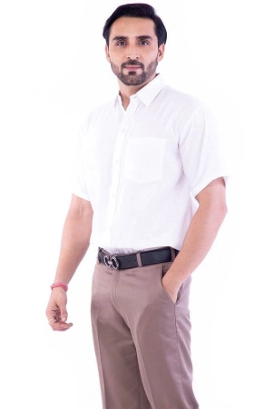 deshbandhu-dbk-cotton-blend-regular-fit-half-sleeves-mens-formal-shirt-white-pack-of-1-none