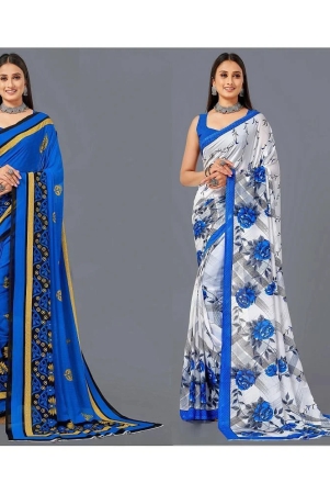 leelavati-multicolor-georgette-saree-with-blouse-piece-pack-of-2-multicolor