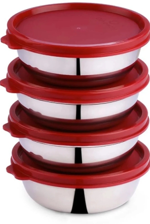 oliveware-steel-red-food-container-set-of-4-red