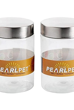 pearlpet-plusjar-2pcs-1400ml-plastic-transparent-multi-purpose-container-set-of-2-transparent