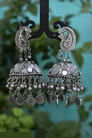 samridhi-dc-silver-jhumki-earrings-pack-of-1-silver