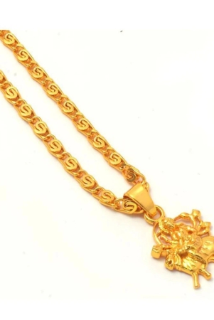 jewar-mandi-maa-durga-shero-wali-mata-ji-gold-plated-locketpendant-with-link-chain-daily-use-for-men-women-girls-boys-none