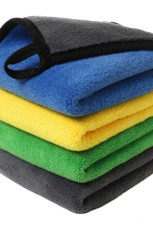 auto-hub-multicolor-800-gsm-drying-towel-for-automobile-pack-of-4-