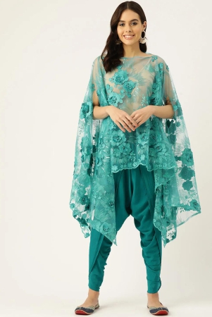 designer-teal-net-co-ord-set-s