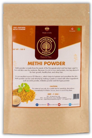 ayurveda-amrita-pure-natural-organic-fenugreek-methi-powder-for-hair-skin-100-gram