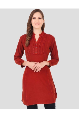 ppthefashionhub-maroon-rayon-womens-tunic-pack-of-1-none