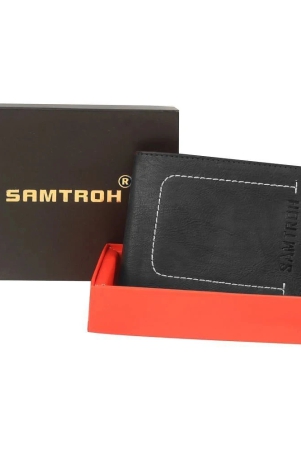 samtroh-pu-black-mens-regular-wallet-pack-of-1-black