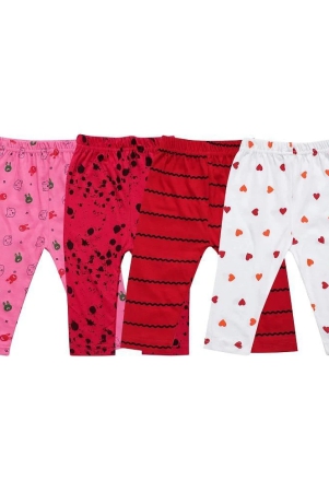 Diaz Pack of 4 Baby Boys 100% Cotton Legging ( Multi ) - None