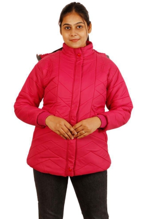 ppthefashionhub-polyester-pink-hooded-jackets-none