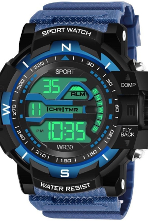 hala-blue-resin-digital-mens-watch