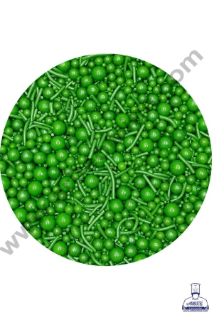 cake-decor-sugar-candy-mix-size-green-balls-with-vermicelli-candy-500-gm