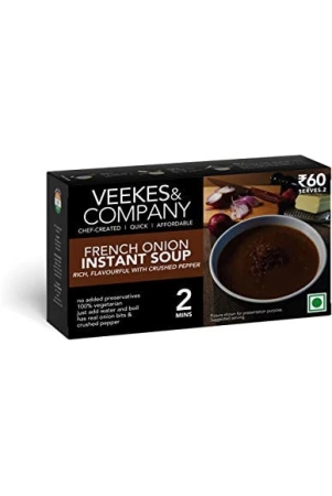 Veekes & Company Instant Soup Mix French Onion Soup, 25 gm