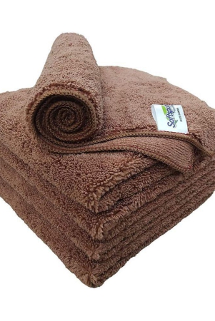 softspun-microfiber-high-loop-cleaning-cloths-40x60-cms-5-pcs-towel-set-380-gsm-brown-thick-lint-streak-free-multipurpose-cloths