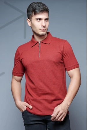 textures-knit-zip-polo-comfort-fit-tee-red-s