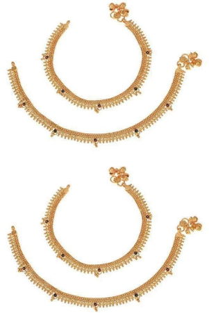 aanyacentric-gold-anklets-pack-of-2-gold