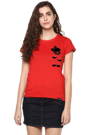 womens-half-sleeve-tweety-printed-red-color-tshirts-red-medium-100-bio-wash-cotton