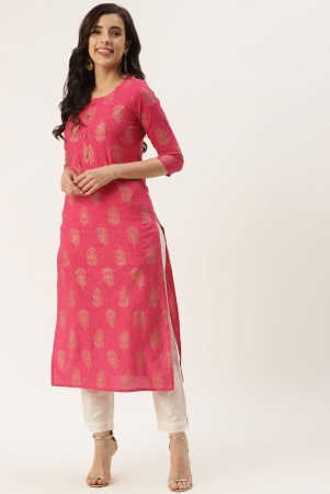 kbz-pink-rayon-womens-straight-kurti-pack-of-1-none