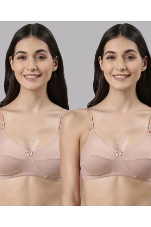 dollar-missy-beige-cotton-non-padded-womens-everyday-bra-pack-of-2-none