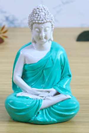 Miniature Samadhi Buddha Decor-Blue