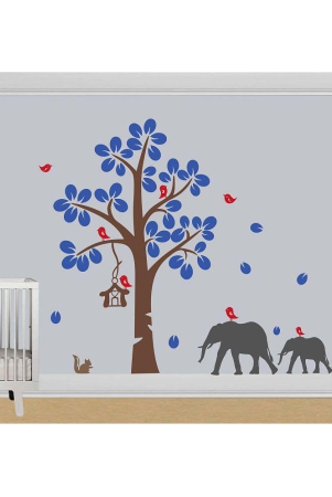 asmi-collection-tree-elephant-birds-squirrel-wall-sticker-135-x-140-cms-