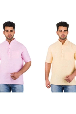 deshbandhu-dbk-multi-100-percent-cotton-kurta-pack-of-2-none