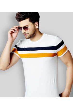 AUSK - Multicolor Cotton Blend Regular Fit Mens T-Shirt ( Pack of 1 ) - None