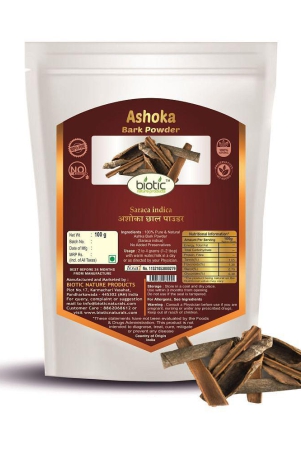 biotic-ashoka-bark-powder-saraca-indica-ashoka-chaal-powder-100-gm