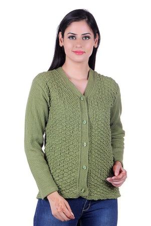 ewoolsin-green-woollen-full-sleeves-buttoned-cardigan-l