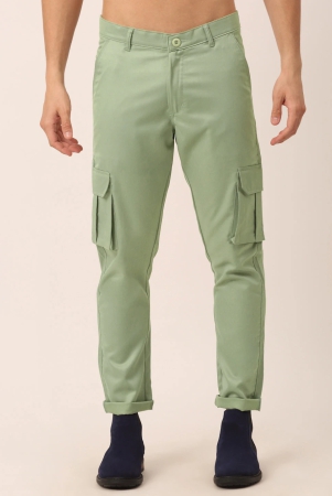 indian-needle-mens-casual-cotton-solid-cargo-pants-34-green