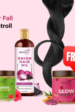 nourish-your-hair-glow-buy-oraah-hair-care-kit-get-a-free-glow-face-mask-onion-oil-hair-mask-with-free-glow-face-mask