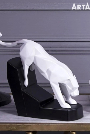 artarium-resin-modern-geometric-leaping-jaguar-figurine-panther-jaguar-geometrical-statue-leopard-modern-art-feng-shui-figurine-home-interior-decor-showpiece-1-piece-white