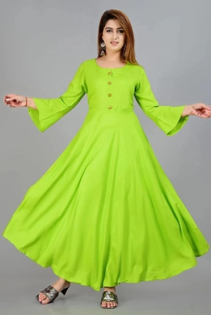 smien-lime-green-rayon-womens-anarkali-kurti-pack-of-1-none